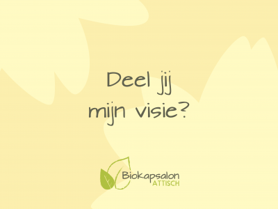 Deel jij mijn visie?